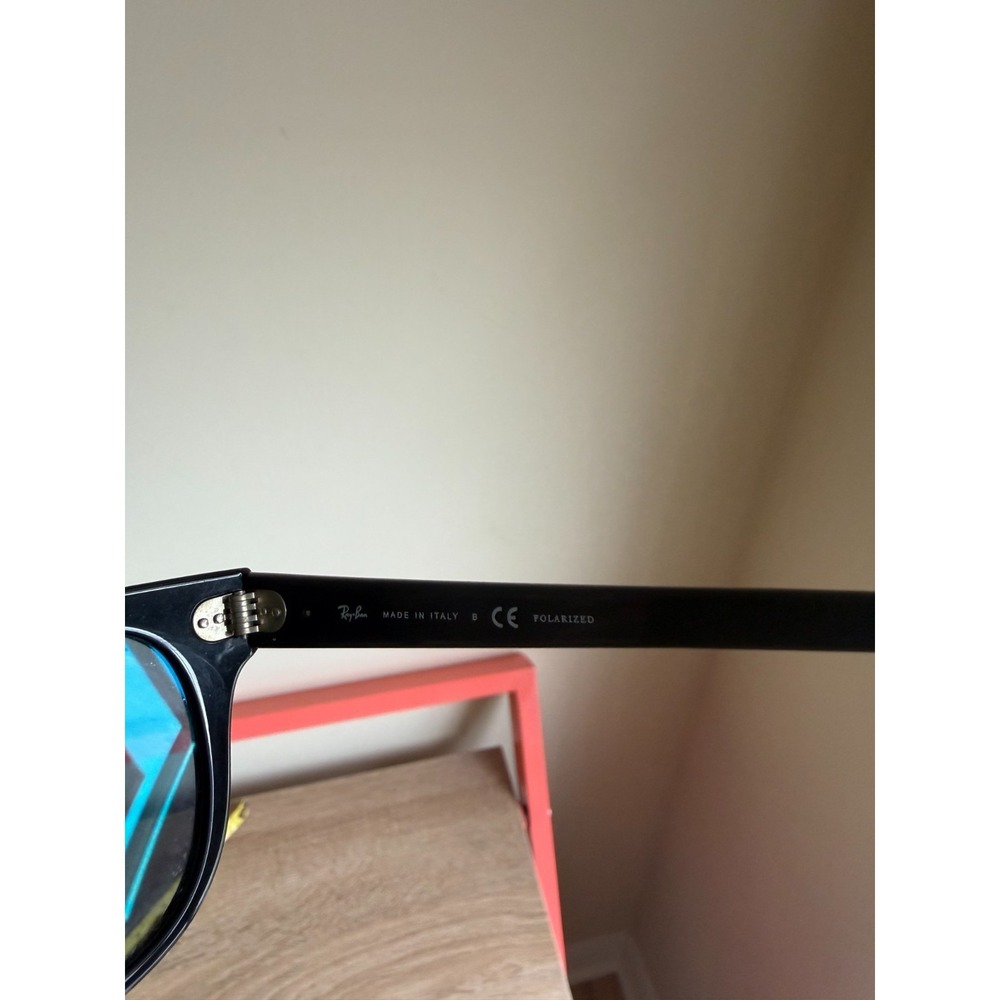 Ray Ban Black Rb4168 601 Meteor RB 4168 Made In Italy Classic Retro Elegant - Picture 4 of 9